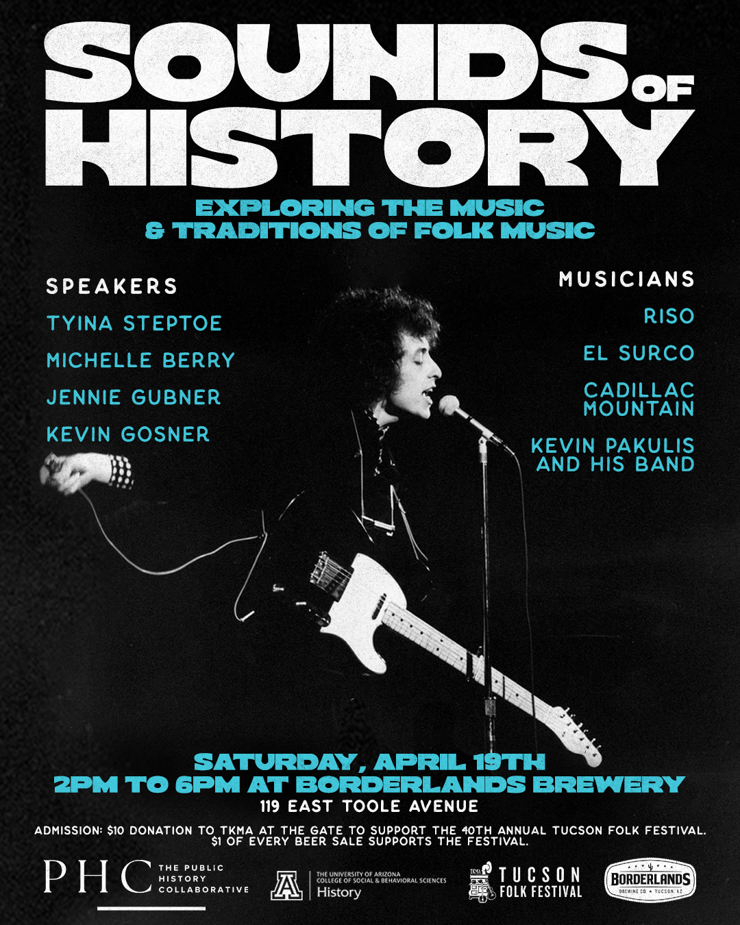 Sounds of History: Folk flyer Flyer for Sounds of History: Folk event